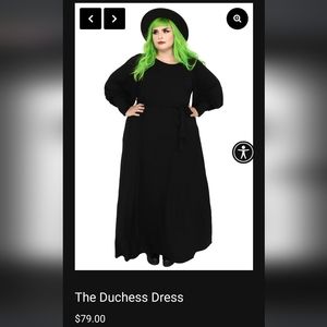 Foxblood Duchess Dress